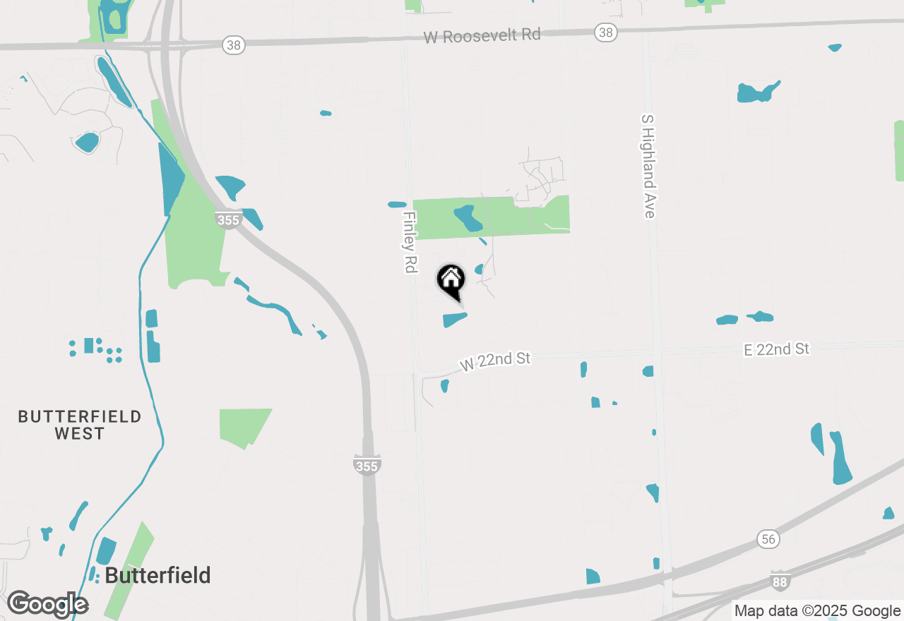 Map of 2015 S Finley Road #812, Lombard, IL 60148