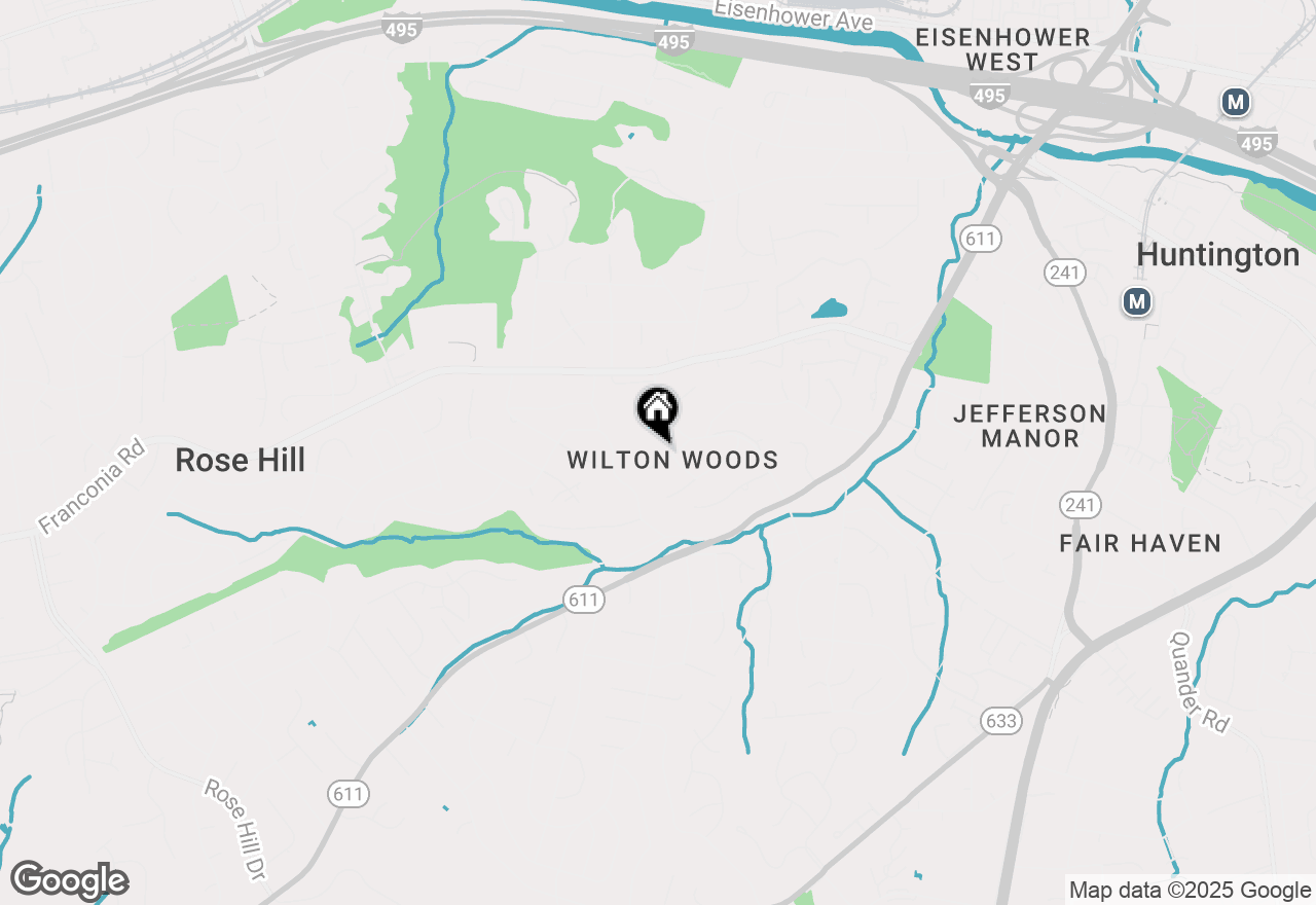 Map of 3610 Oakland Drive, Alexandria, VA 22310