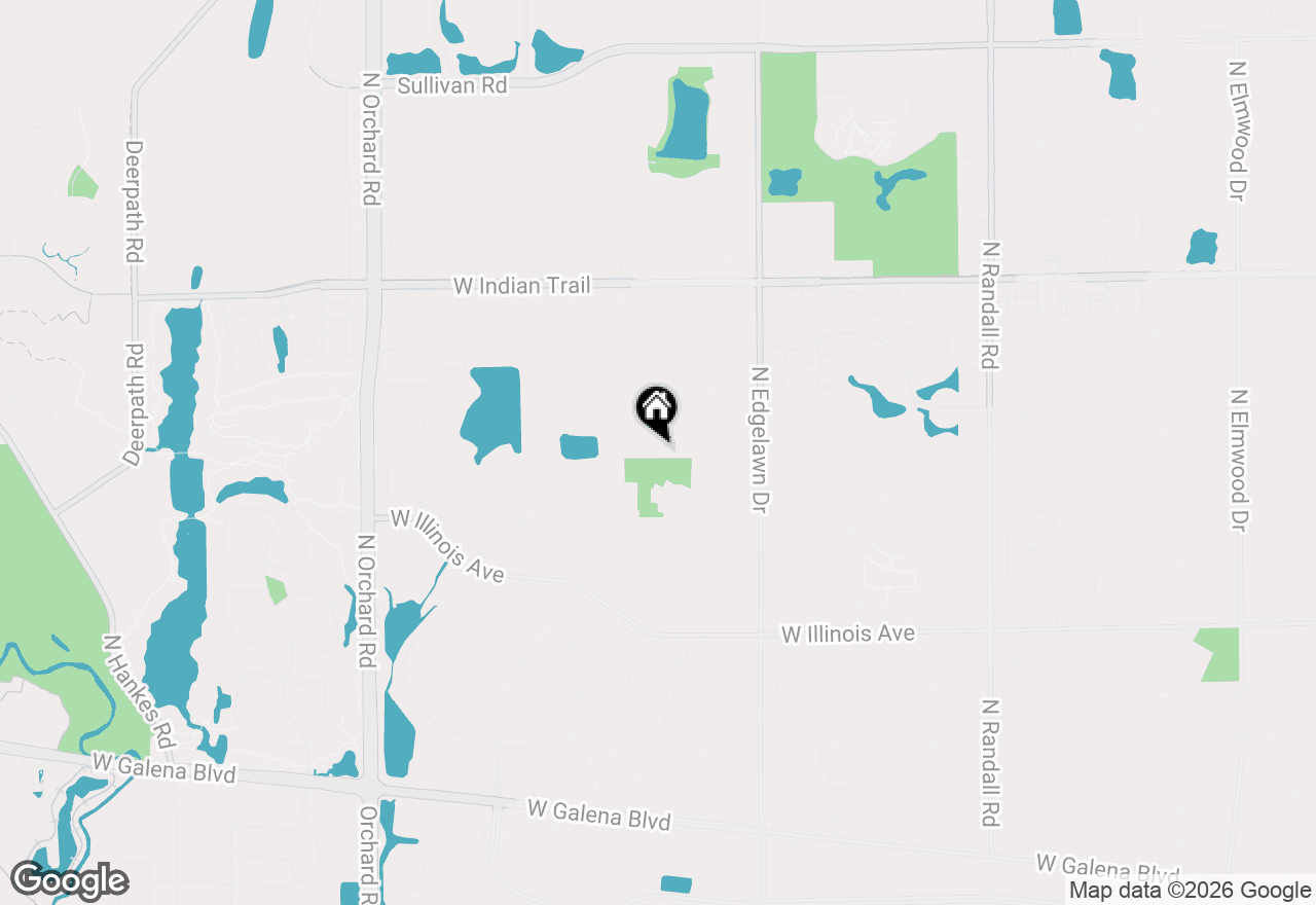 Map of 1976 Robert Street, Aurora, IL 60506