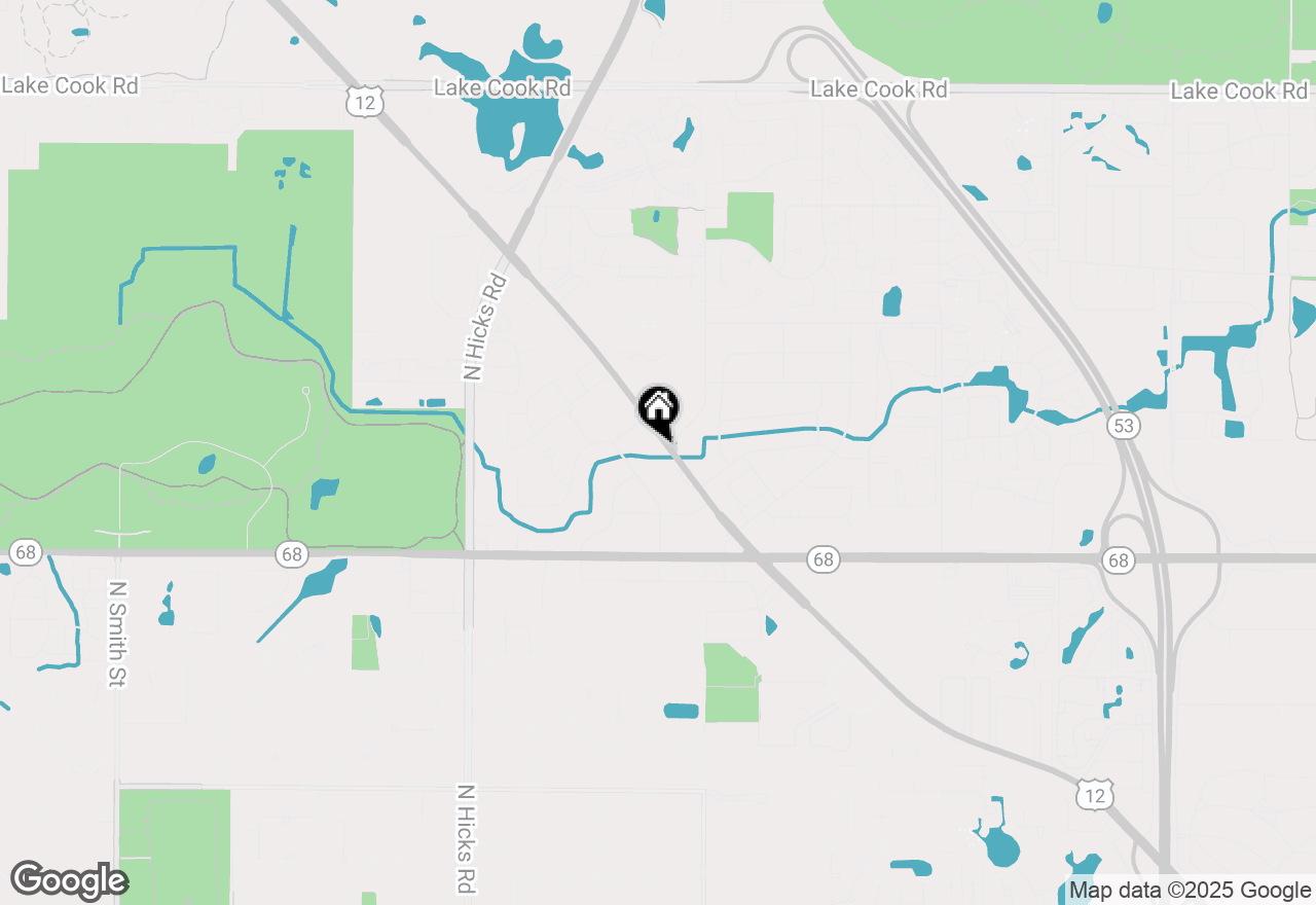 Map of 1800 N Rand Road, Palatine, IL 60074