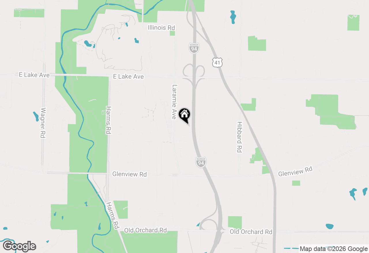 Map of 548 Leamington Avenue, Wilmette, IL 60091