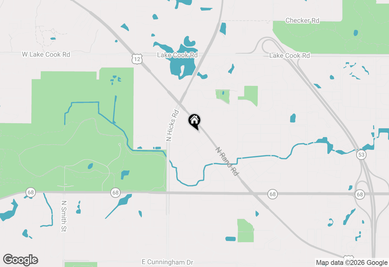 Map of 2024 N Rand Road #205, Palatine, IL 60074