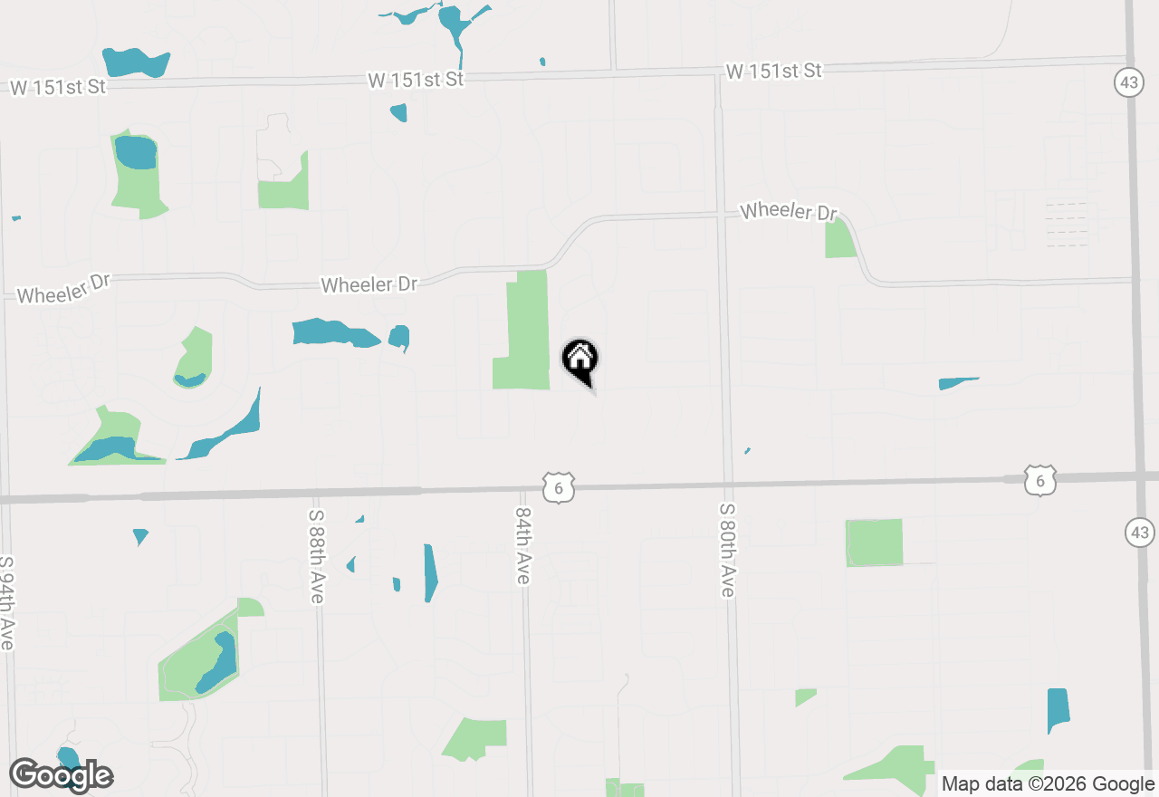 Map of 15712 Old Orchard Court #1S, Orland Park, IL 60462