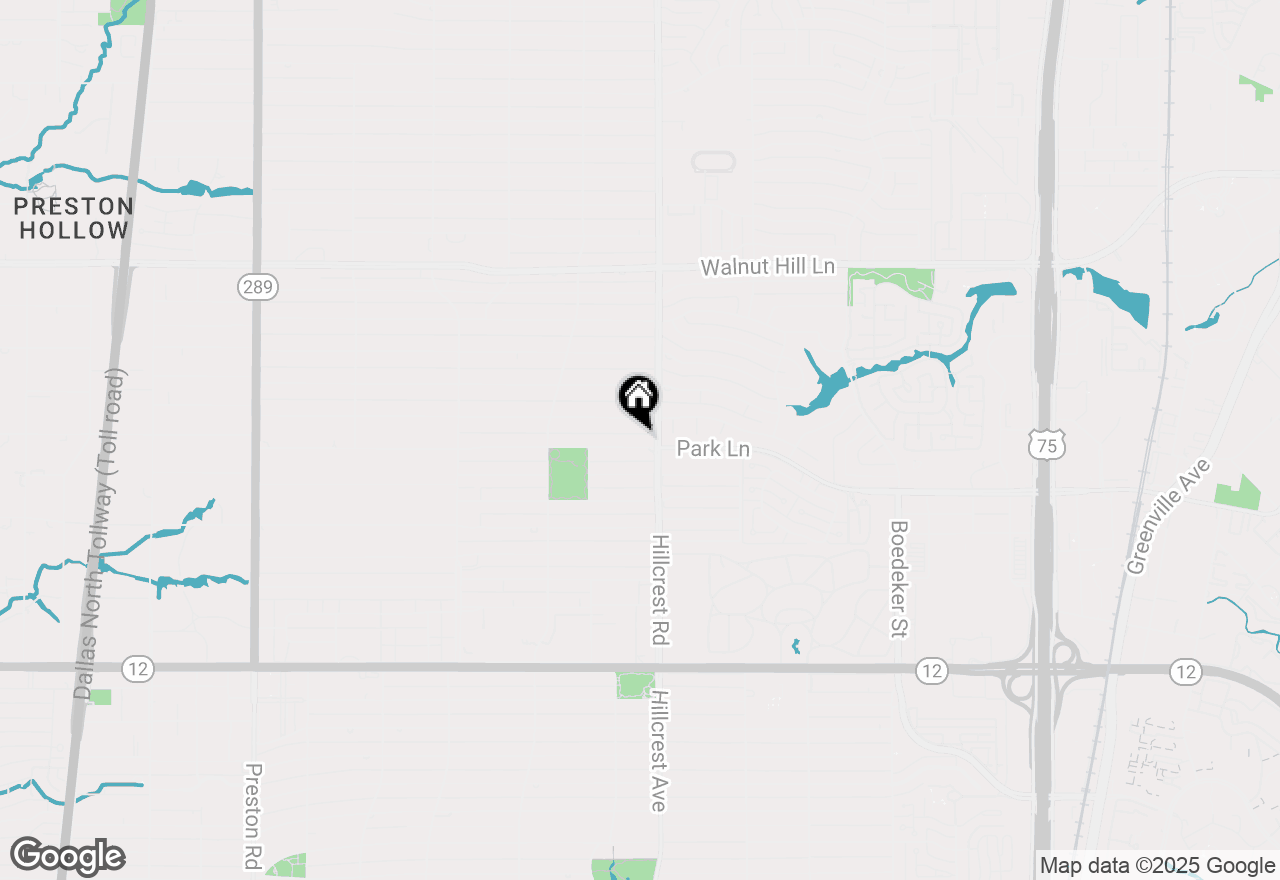 Map of 6819 Park Lane, Dallas, TX 75225