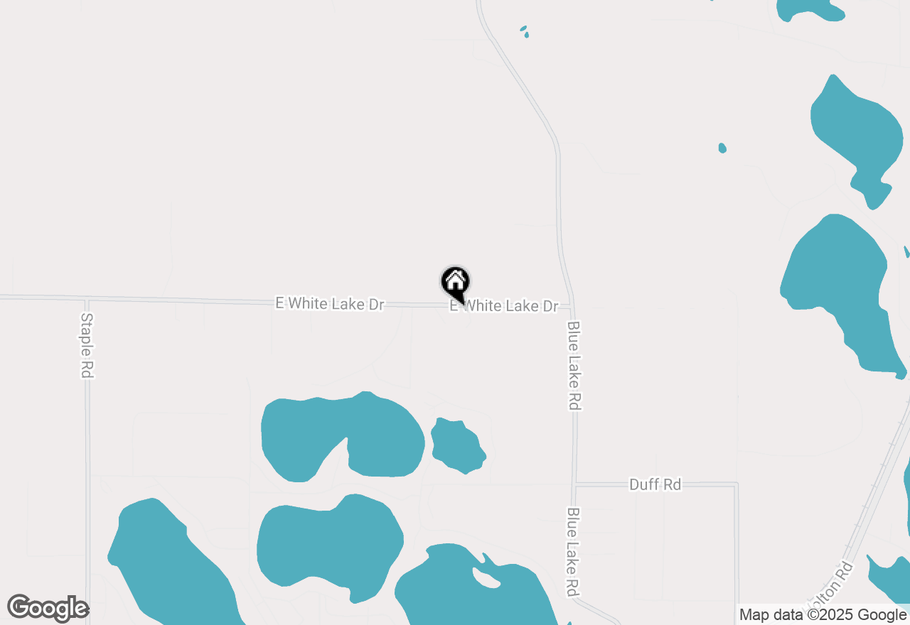 Map of 2493 E White Lake Dr Drive, Twin Lake, MI 49457