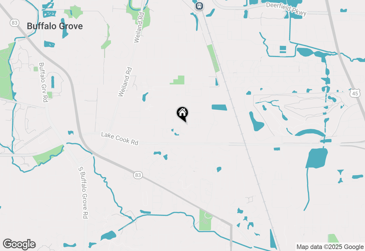 Map of 353 Le Parc Circle #353, Buffalo Grove, IL 60089