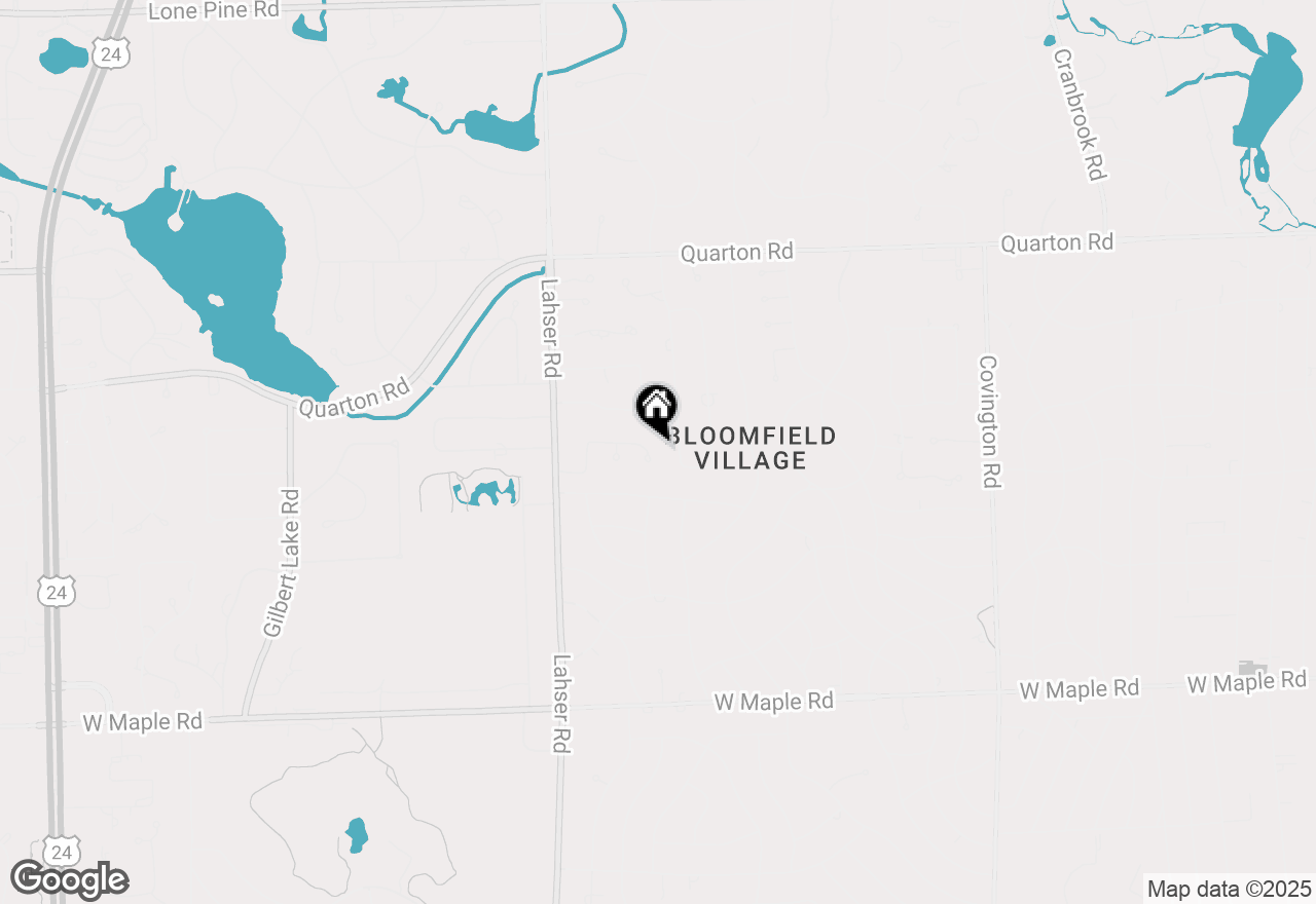 Map of 3466 Bloomfield Club Drive, Bloomfield Hills, MI 48301