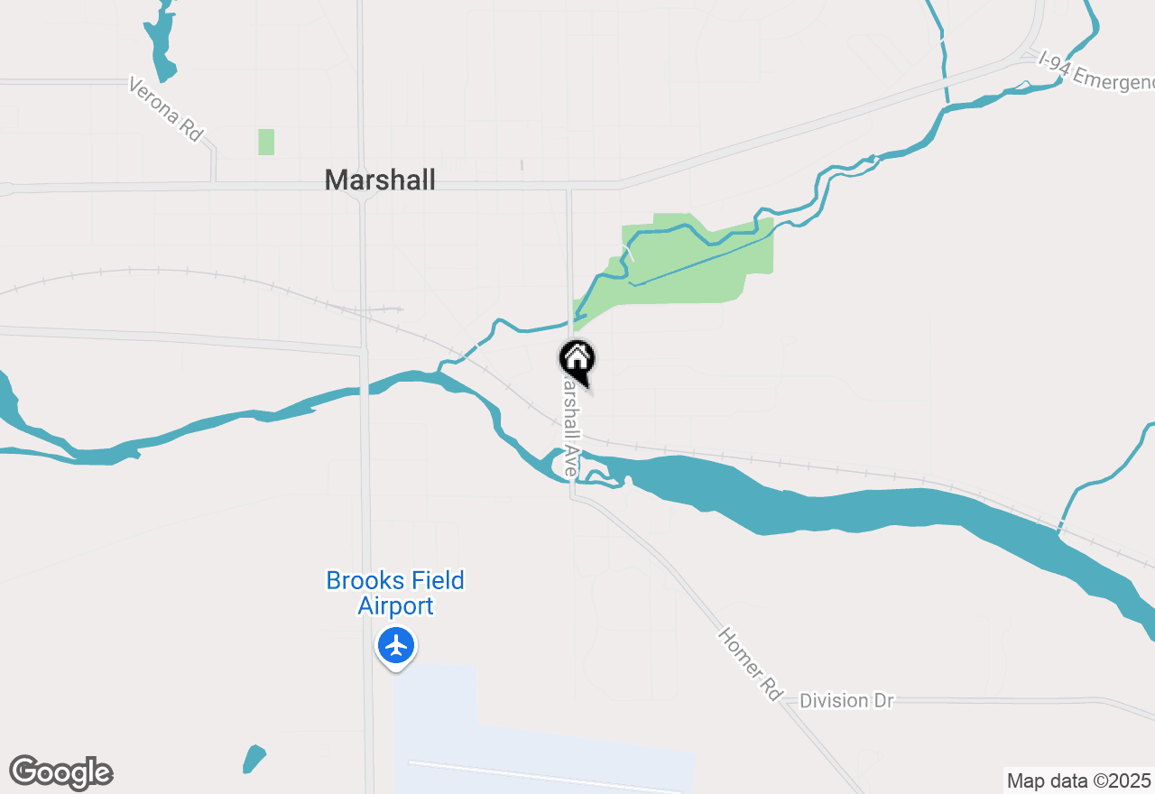 Map of 504 Washington Street, Marshall, MI 49068