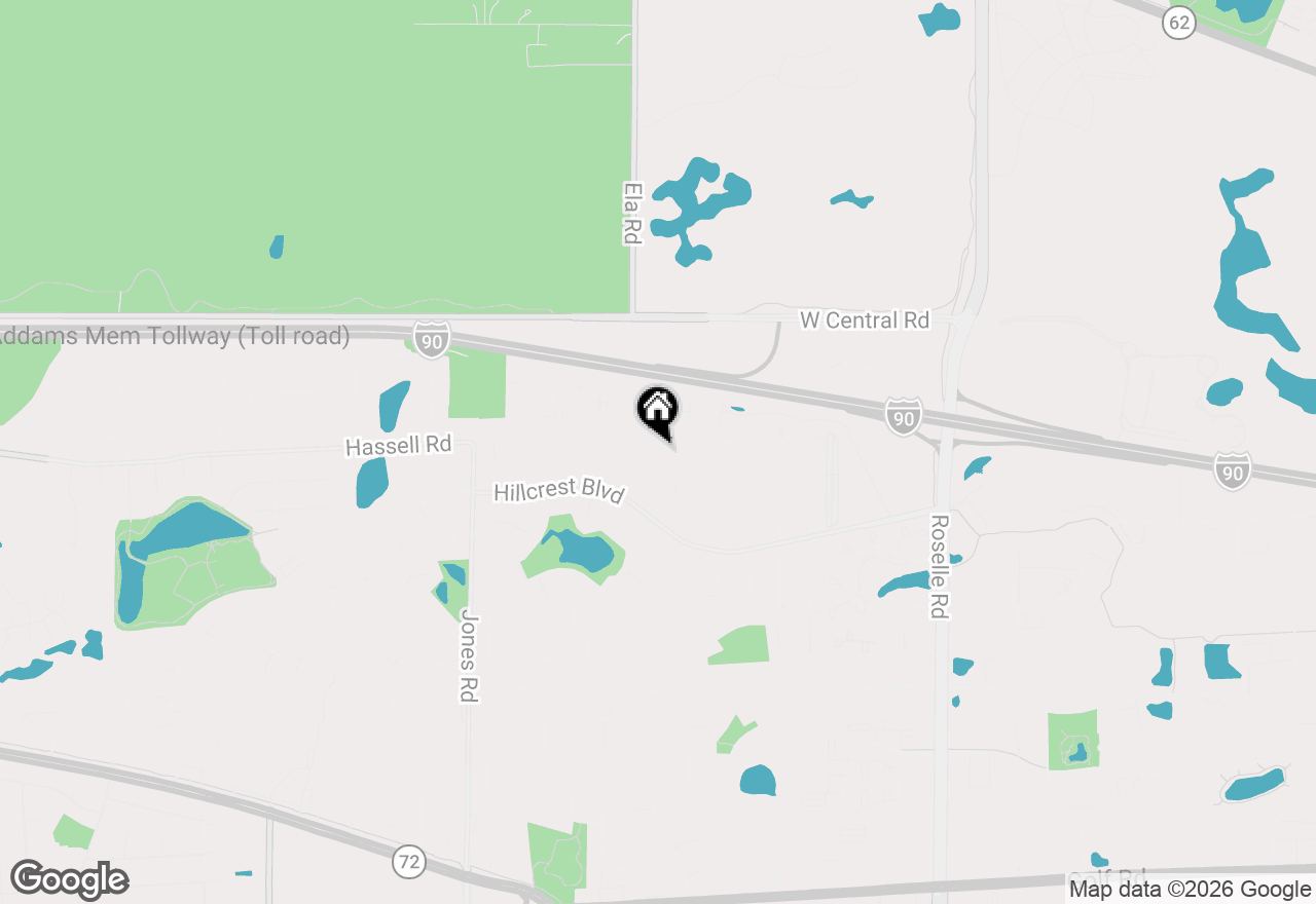Map of 501 Lafayette Lane, Hoffman Estates, IL 60169