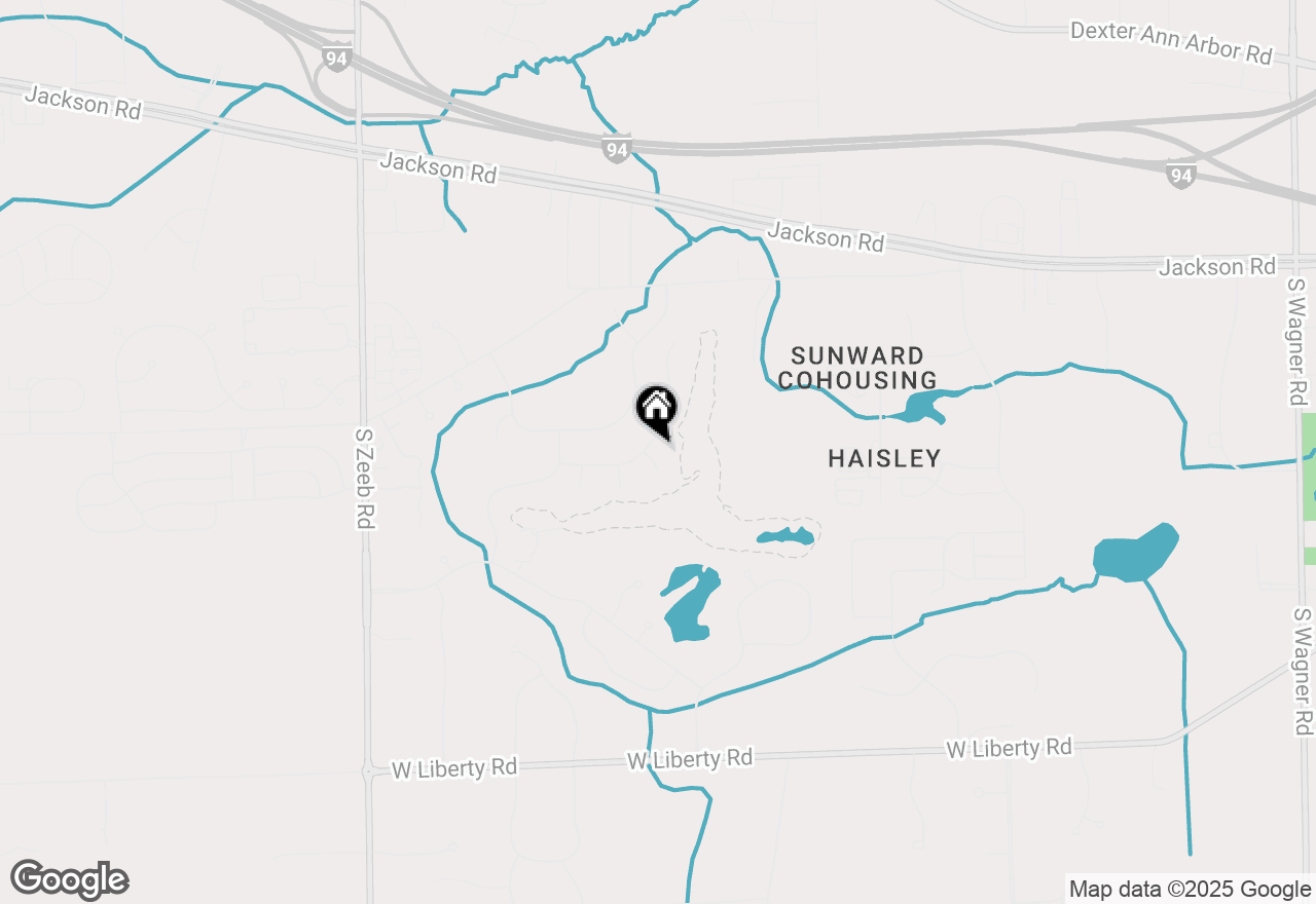 Map of 4965 Saint Annes Court, Ann Arbor, MI 48103