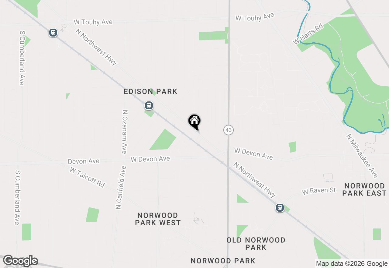 Map of (Address confidential), Chicago, Illinois 60631