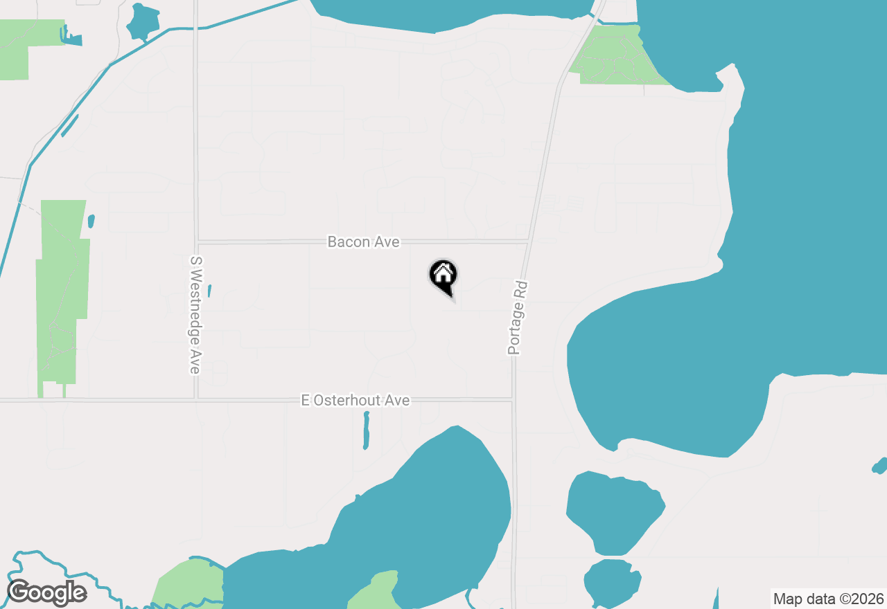 Map of 1341 Lancelot Court, Portage, MI 49002