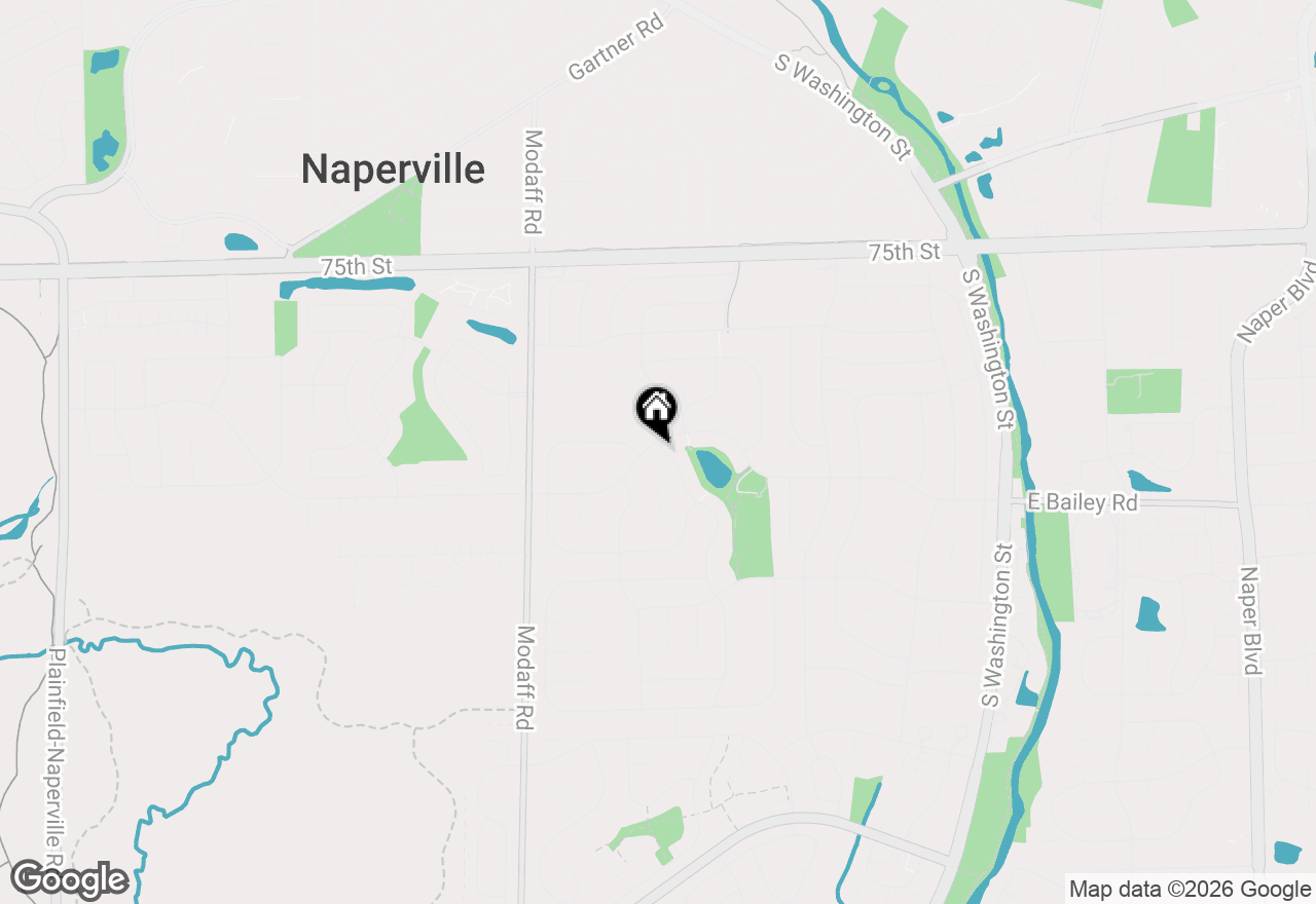 Map of 1431 Terrance Drive, Naperville, IL 60565