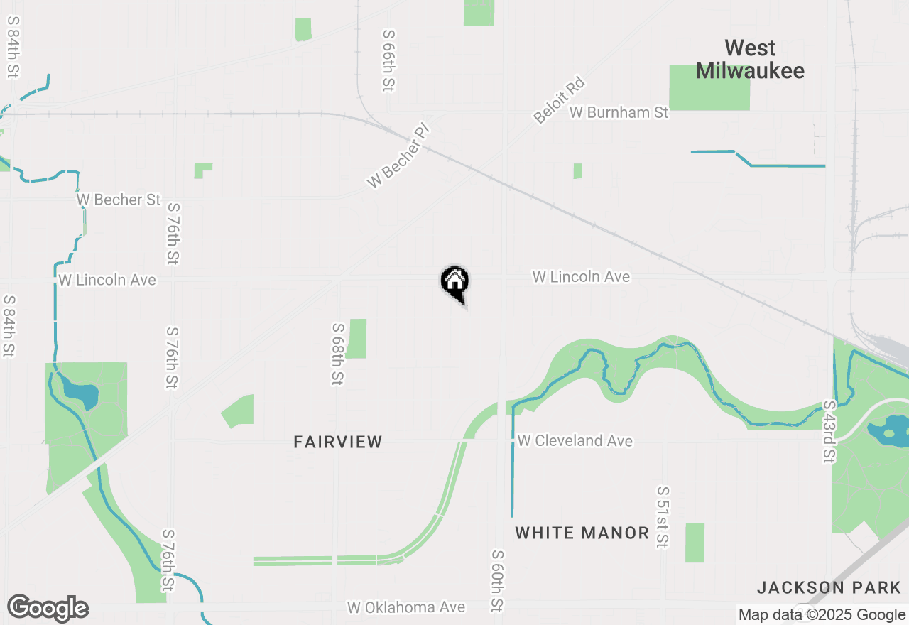 Map of 2373 S 62nd St, West Allis, WI 53219