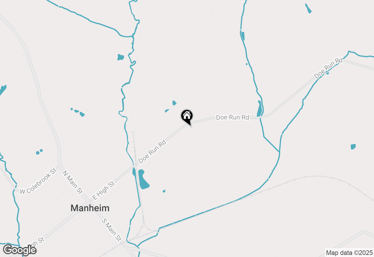 Map of 138 Doe Run Road, Manheim, PA 17545