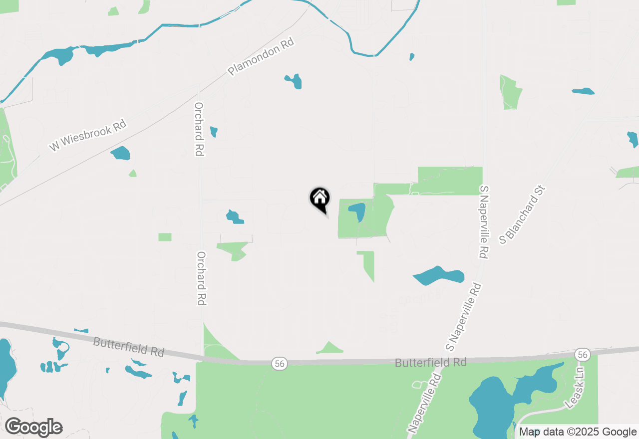 Map of 141 Loretto Court, Wheaton, IL 60189