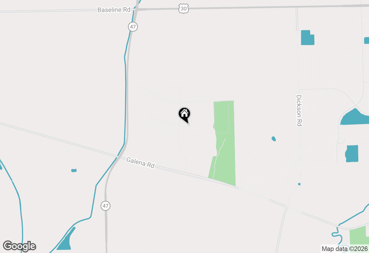 Map of 234 Bertram Drive #A, Yorkville, IL 60560