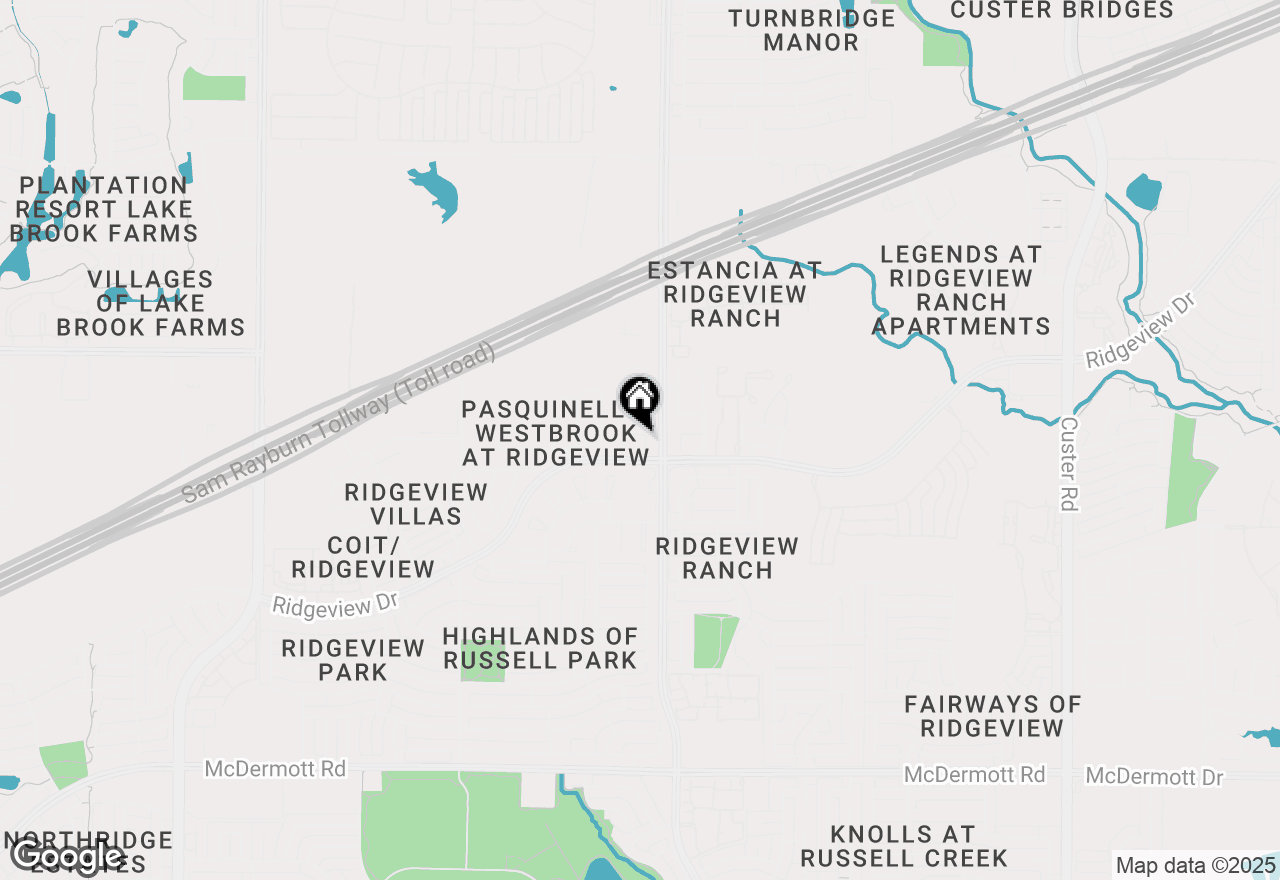Map of 9825 Cambria Court, Plano, TX 75025