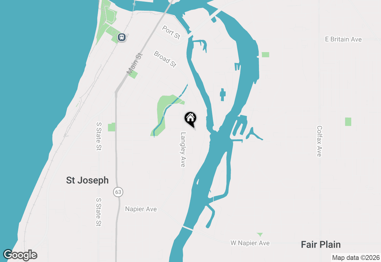 Map of 1414 Margaret Place, St. Joseph, MI 49085