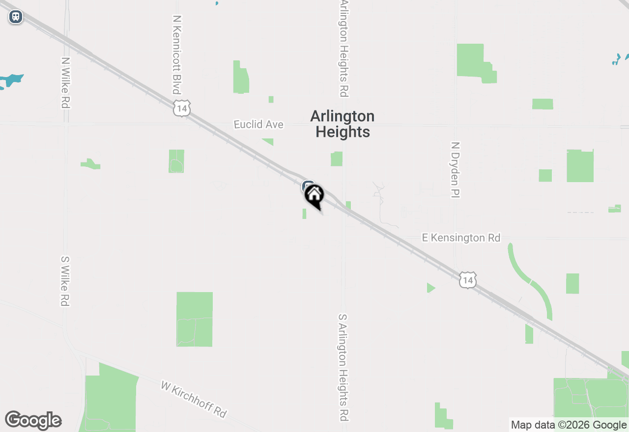 Map of 10 S Dunton Avenue #703, Arlington Heights, IL 60005