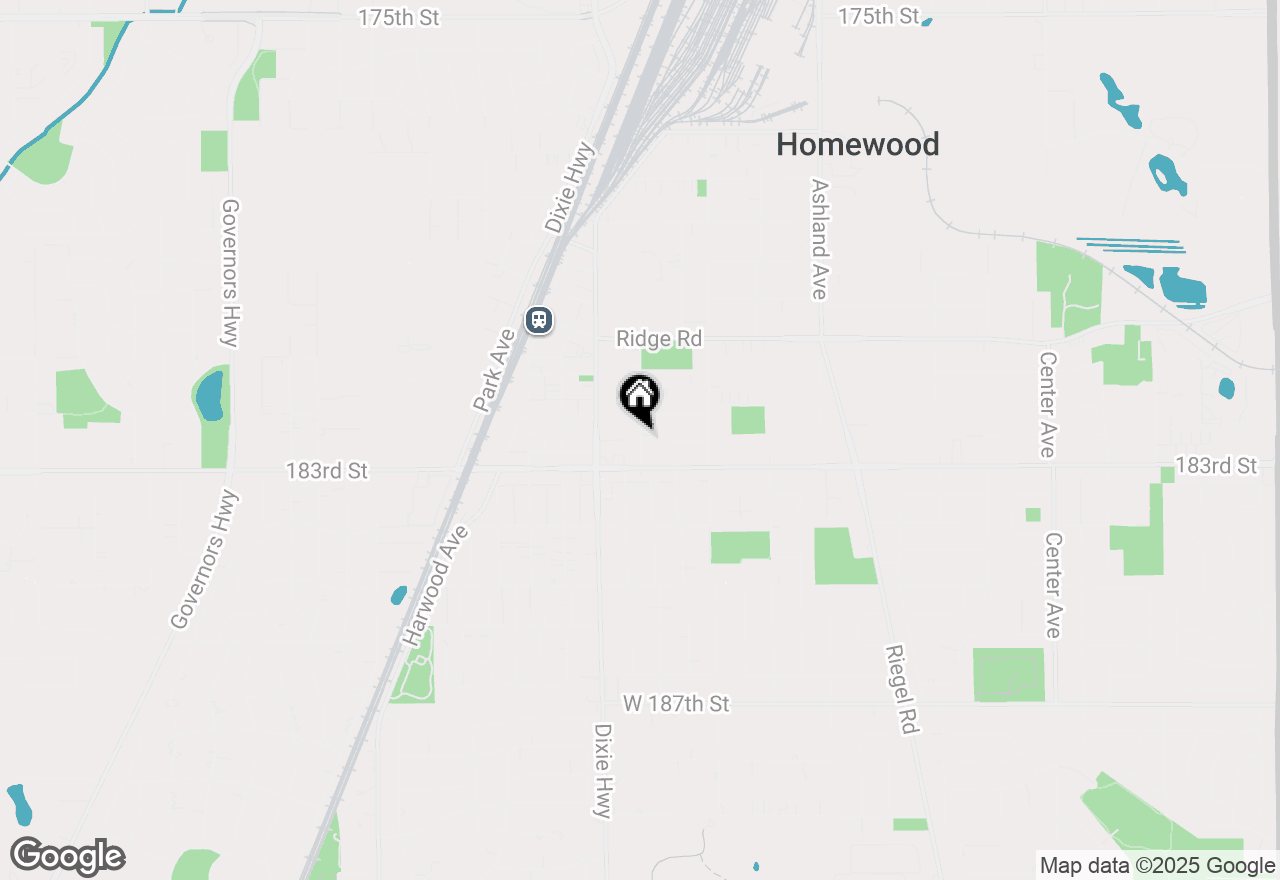 Map of 18241 Gottschalk Avenue, Homewood, IL 60430