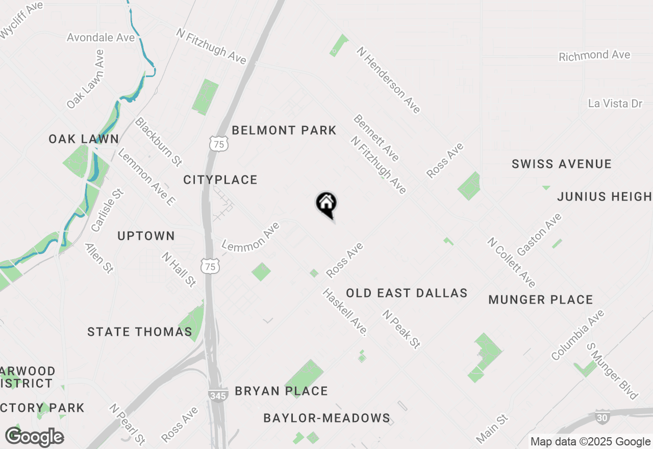 Map of 1914 Ashby Street #102, Dallas, TX 75204