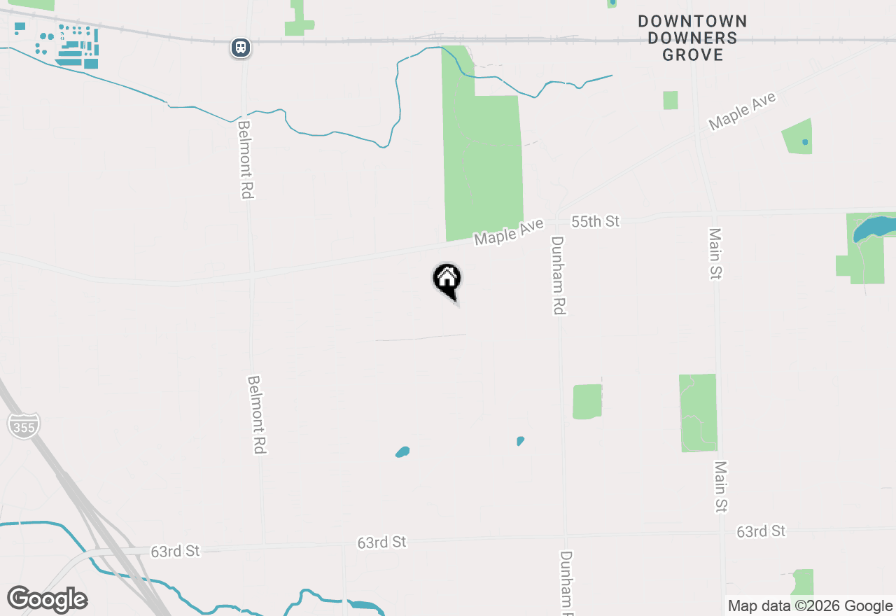 Map of 5705 Aubrey Terrace, Downers Grove, IL 60516