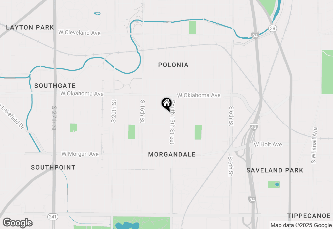 Map of 3222 S 14th St, Milwaukee, WI 53215