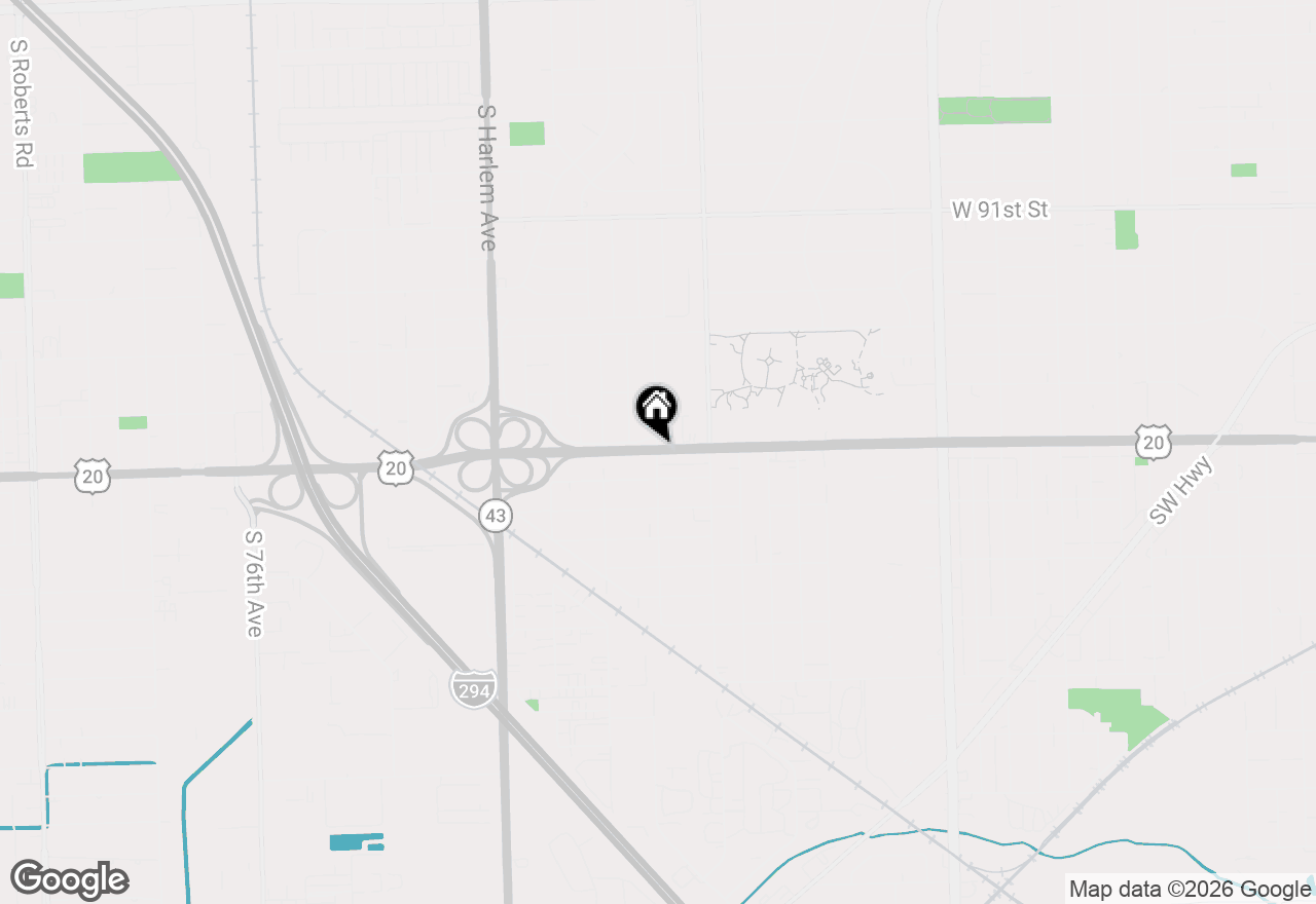 Map of 8400 S New England Avenue, Burbank, IL 60459