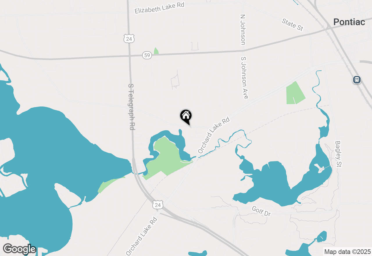 Map of 8 Myra Avenue, Pontiac, MI 48341