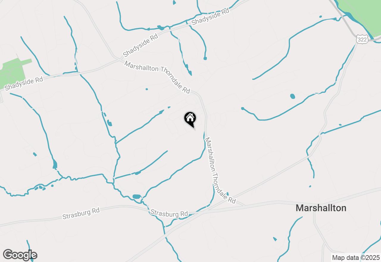 Map of 1052 Appleville Road, West Chester, PA 19380