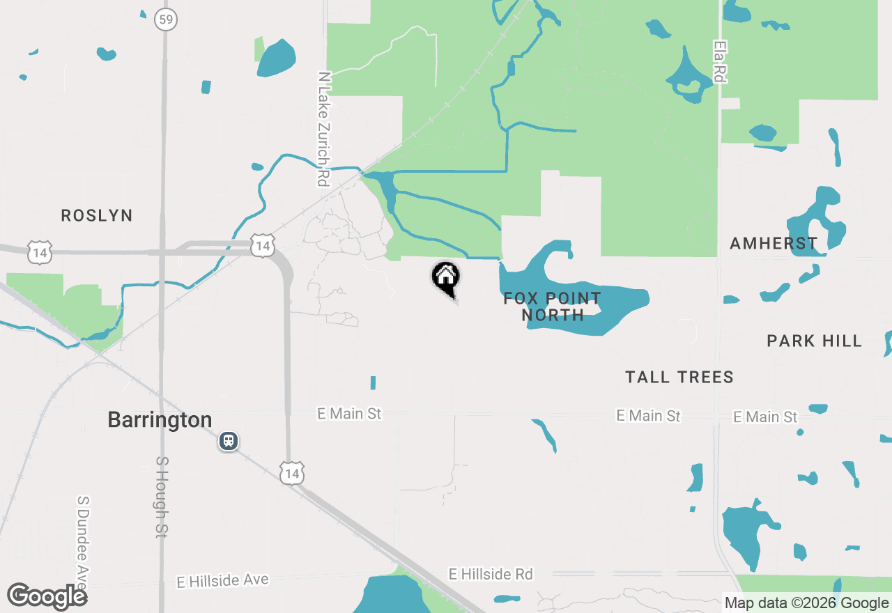 Map of 320 Fox Hunt Trail, Barrington, IL 60010