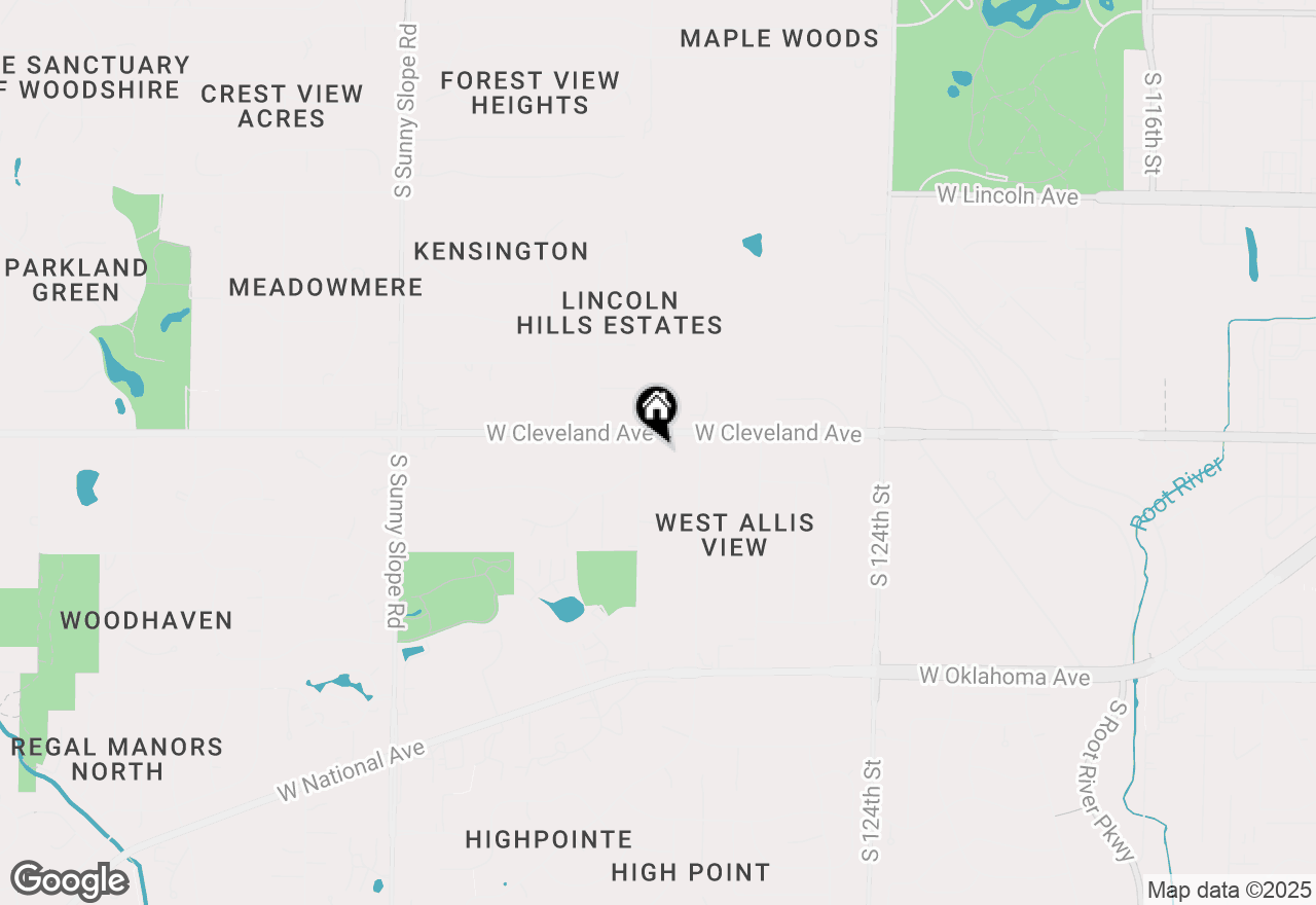 Map of 13125 W Cleveland Ave, New Berlin, WI 53151