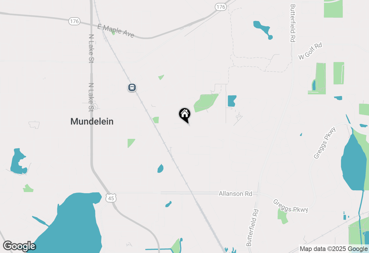 Map of 49 N Shaddle Avenue, Mundelein, IL 60060