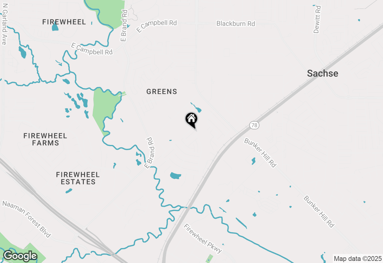 Map of 1214 Luna Lane, Garland, TX 75044