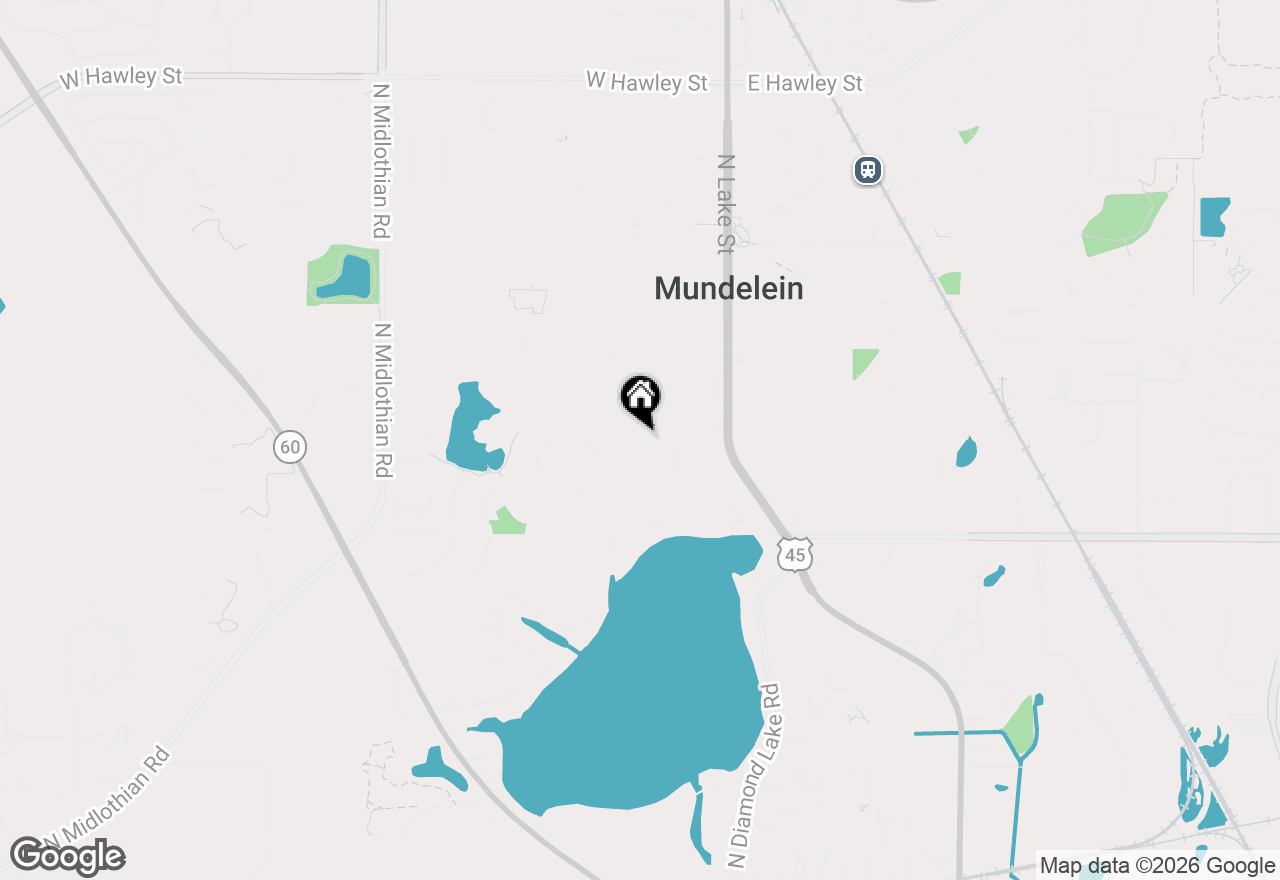 Map of 219 Woodlawn Drive, Mundelein, IL 60060