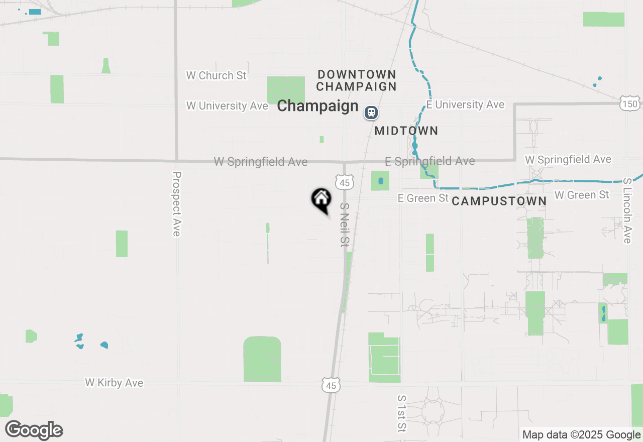 Map of 703 S Randolph Street, Champaign, IL 61820