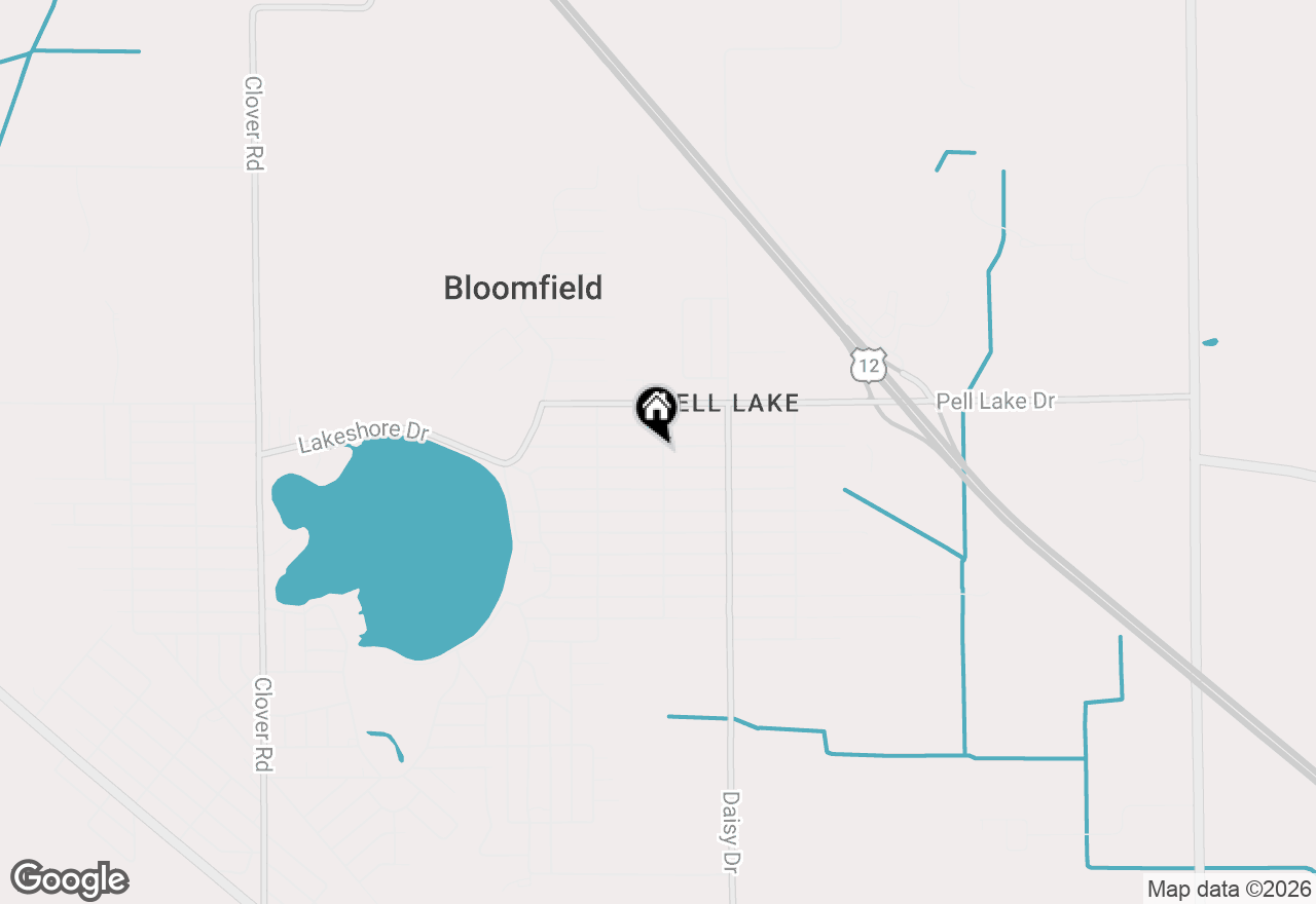 Map of N1461 Jasmine Dr, Genoa City, WI 53128