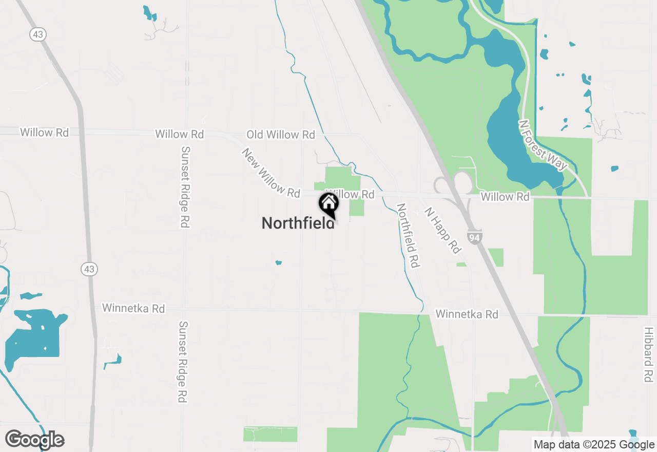 Map of 298 Dickens Street, Northfield, IL 60093