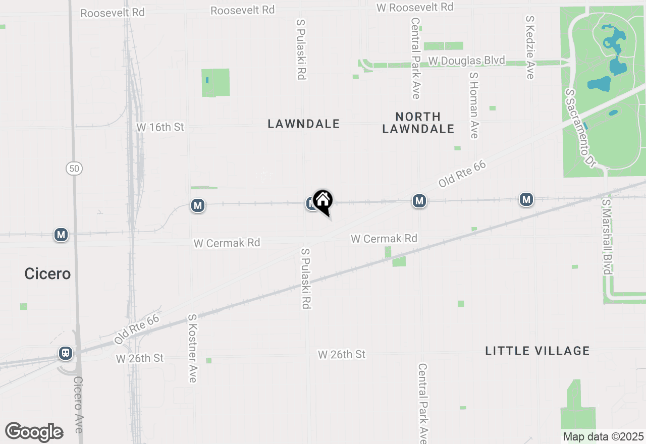 Map of 2125 S Harding Avenue, Chicago, IL 60623