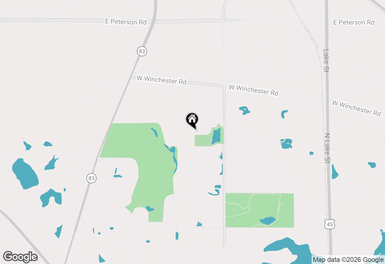 Map of 1828 Harrison Avenue, Mundelein, IL 60060