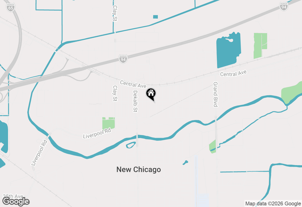 Map of 911 E 28th Avenue, Lake Station, IN 46405