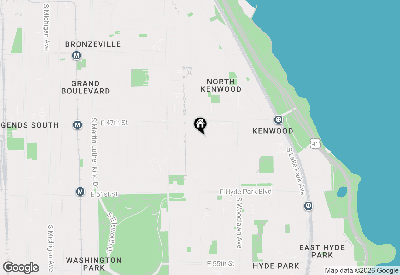 Map of 940 E 48th Street #1, Chicago, IL 60615