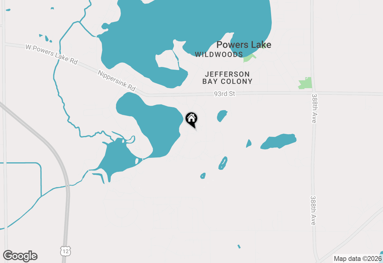 Map of 9499 402nd Ave, Genoa City, WI 53128