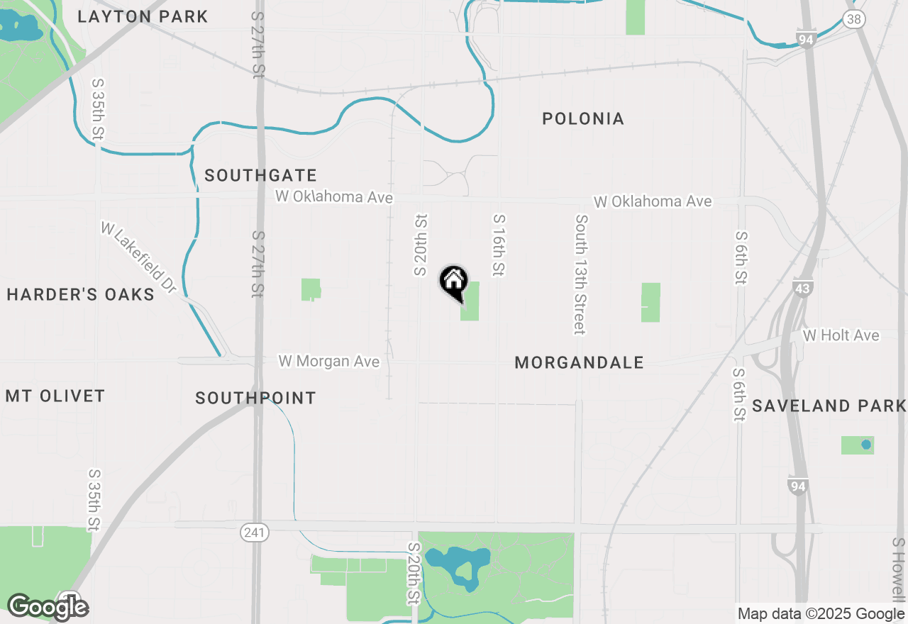 Map of 3363 S 18th St, Milwaukee, WI 53215