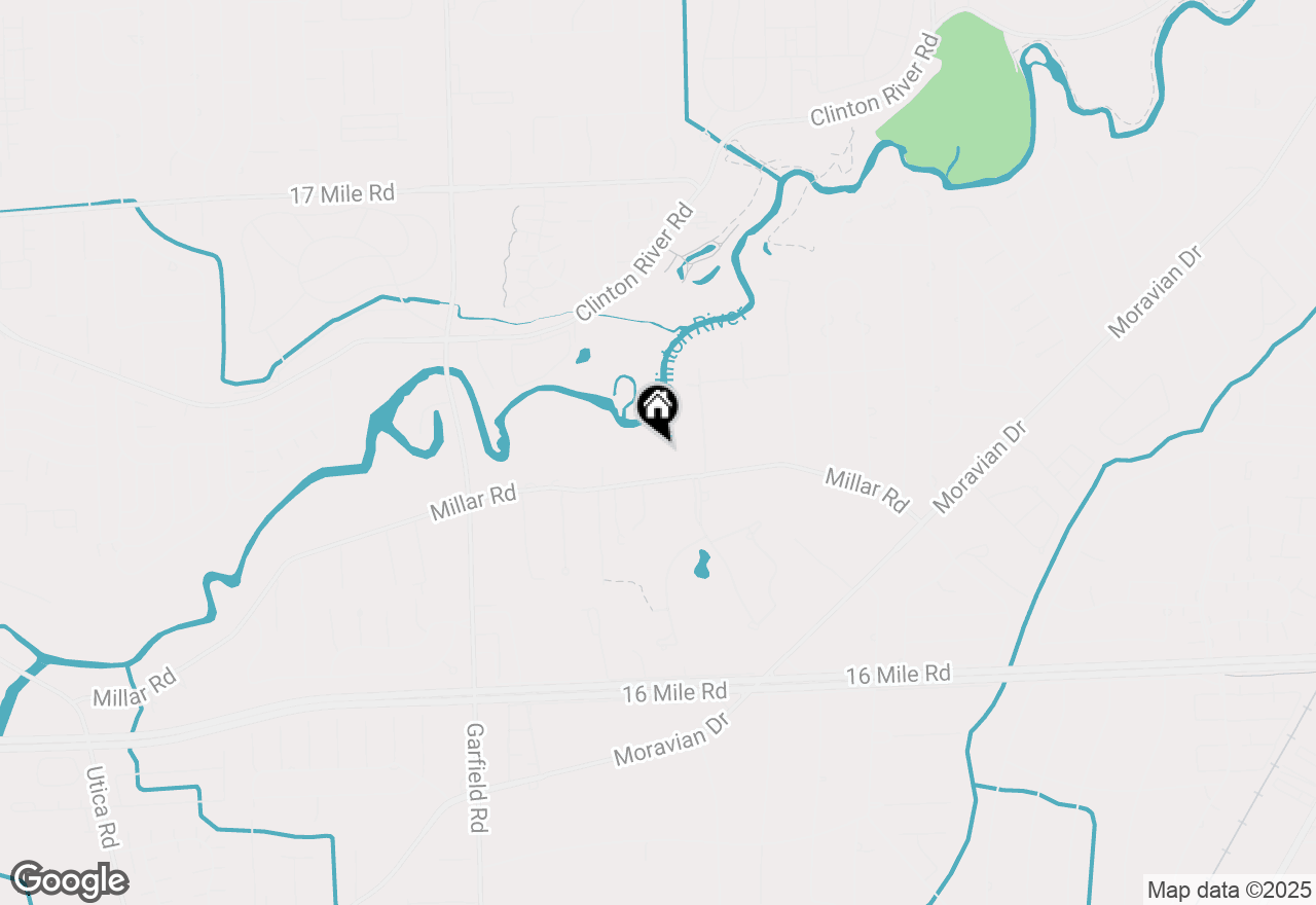 Map of 17515 Millar Road, Clinton Twp, MI 48036