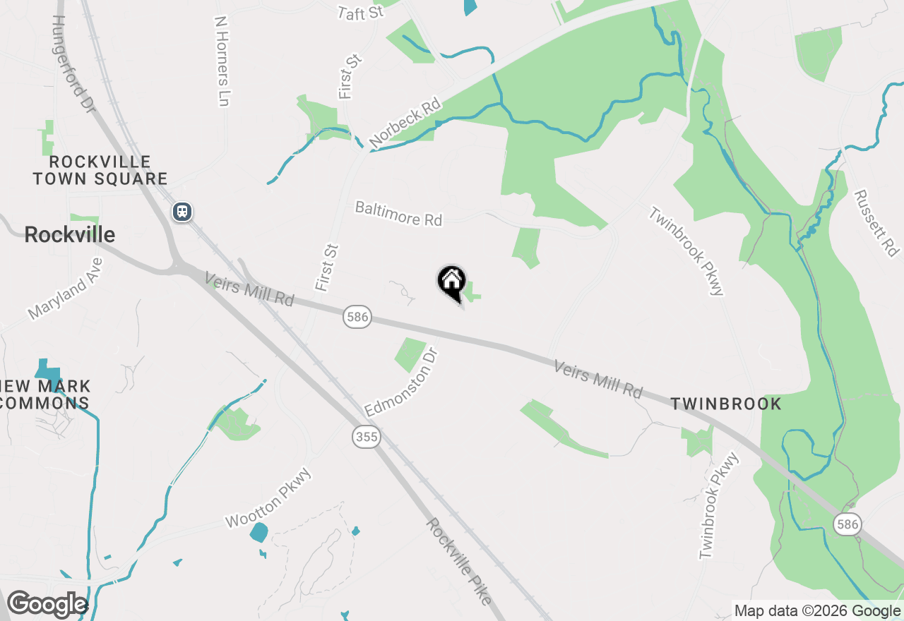 Map of 1108 Grandin Avenue, Rockville, MD 20851