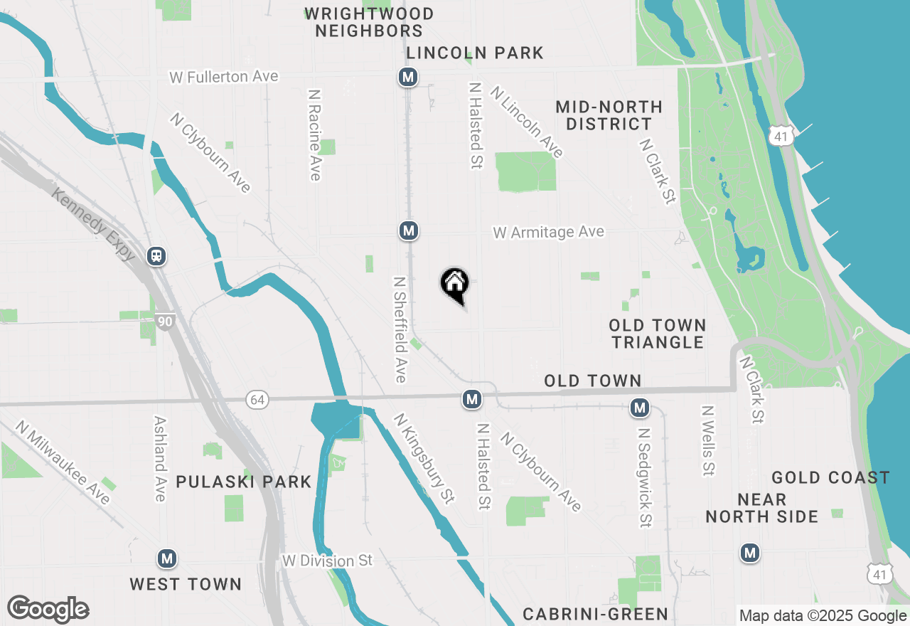 Map of 1818 N Dayton Street, Chicago, IL 60614