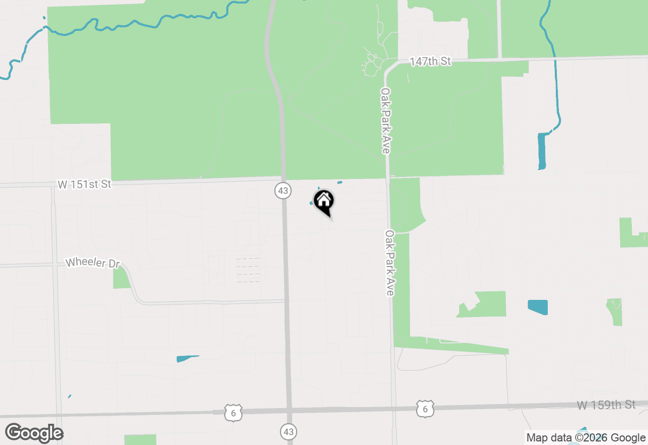 Map of 6950 Heritage Circle #3C, Orland Park, IL 60462