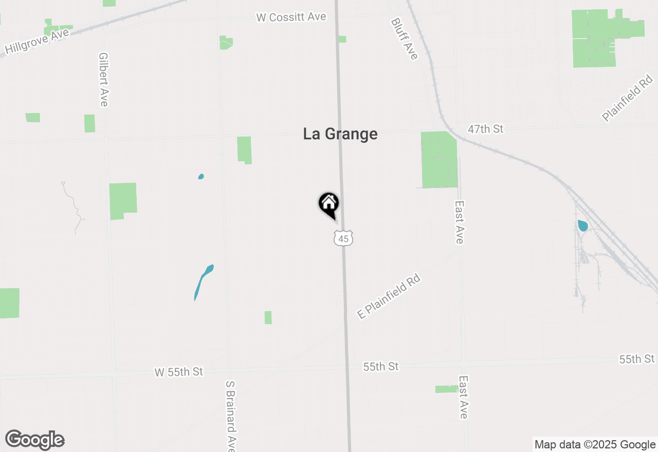 Map of 805 S Madison Avenue, La Grange, IL 60525